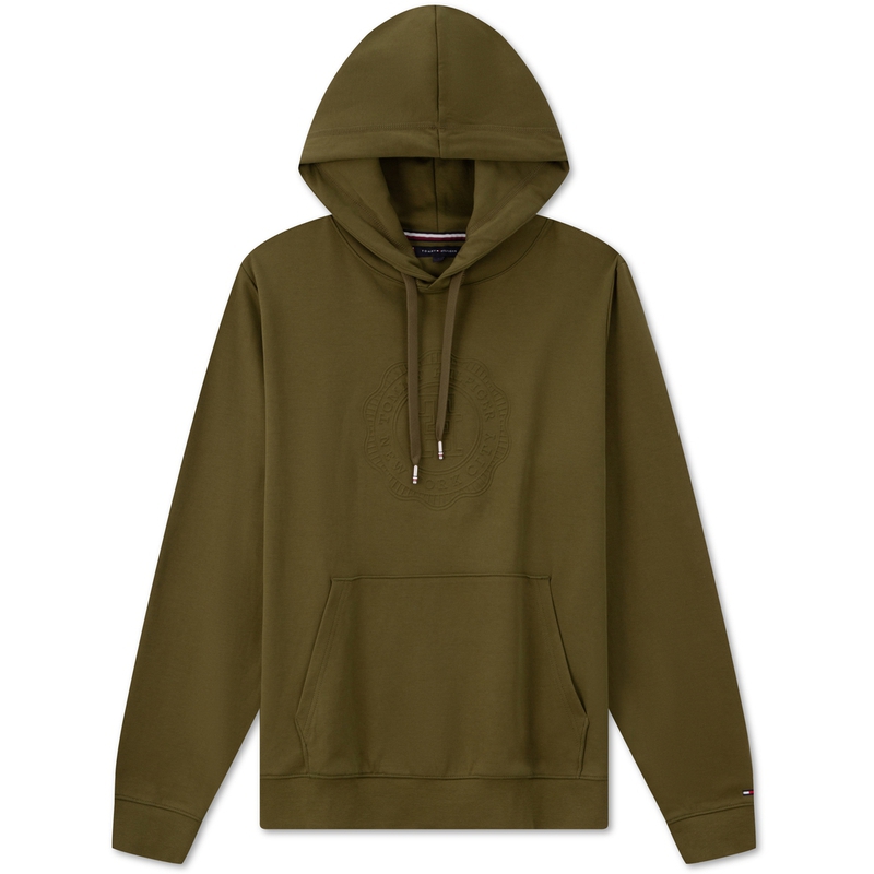 

Толстовка с тисненым логотипом Tommy Hilfiger, оливковый