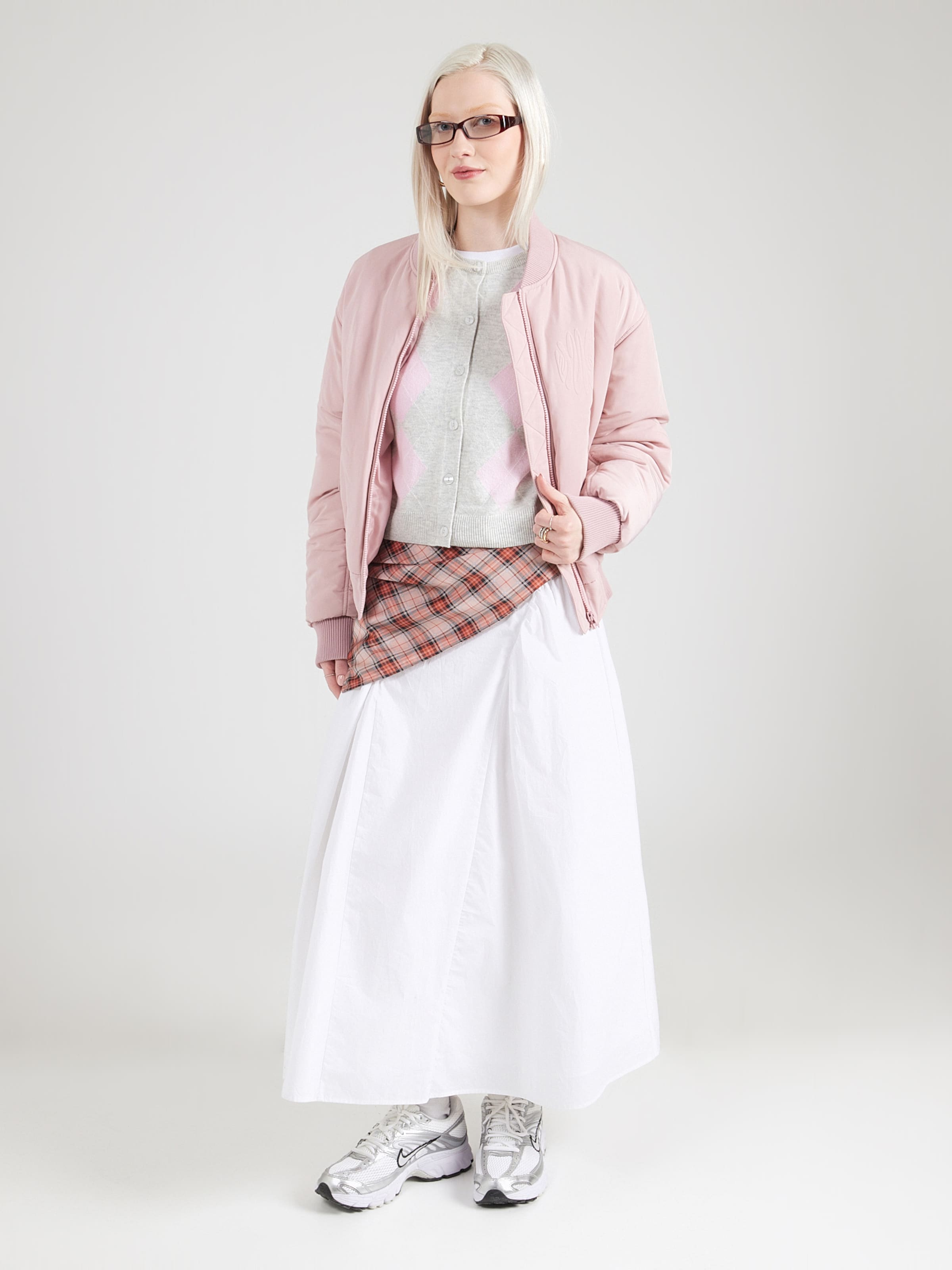 GAP Кардиган 'CASHSOFT ARGYLE' в светло-сером цвете — фото 4