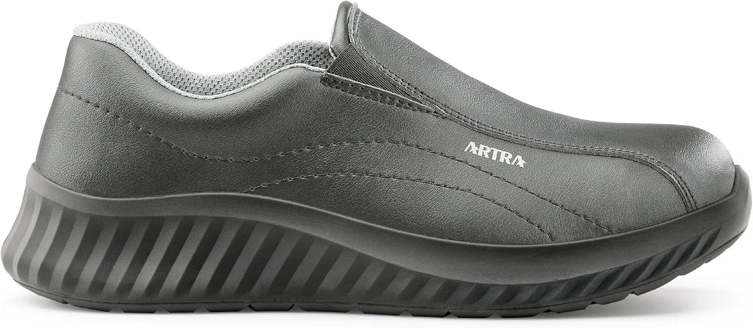 ARTRA Arica 6207 Нескользящие рабочие ботинки без стального защитного носка, для пищевой промышленности, кухни, ремесла, логистики, 02, SRC, Black