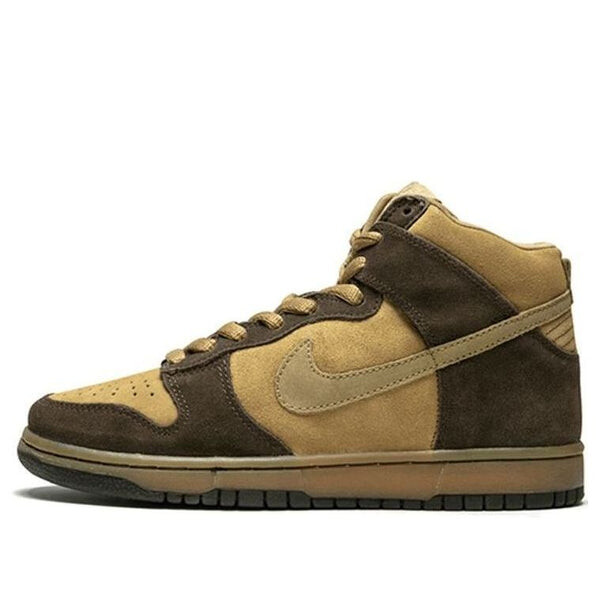 

Кроссовки sb dunk high pro Nike, коричневый