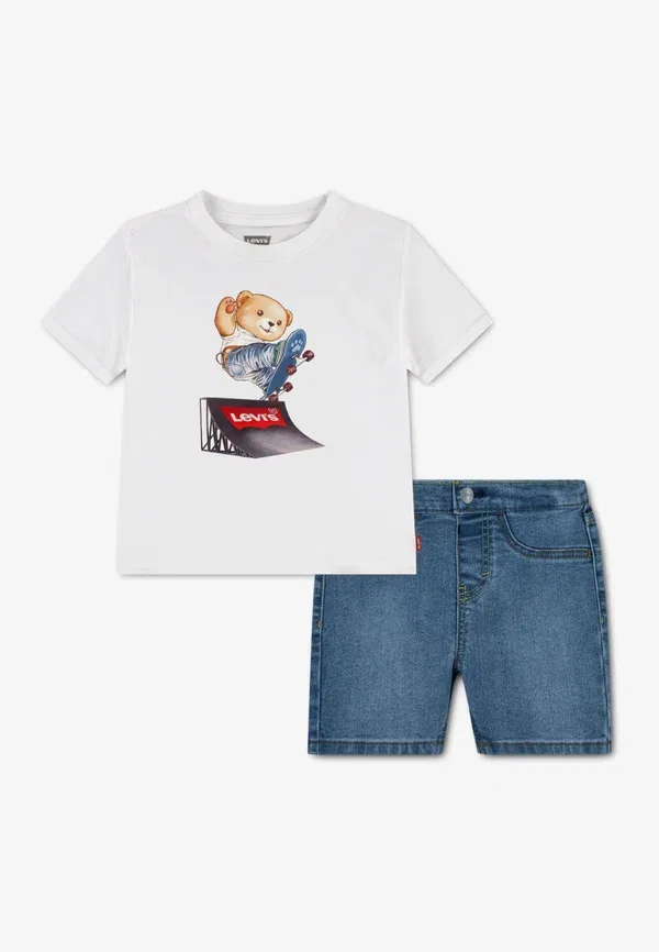 Футболка с принтом Skater levi tee & denim set Levi'S, ярко-белый