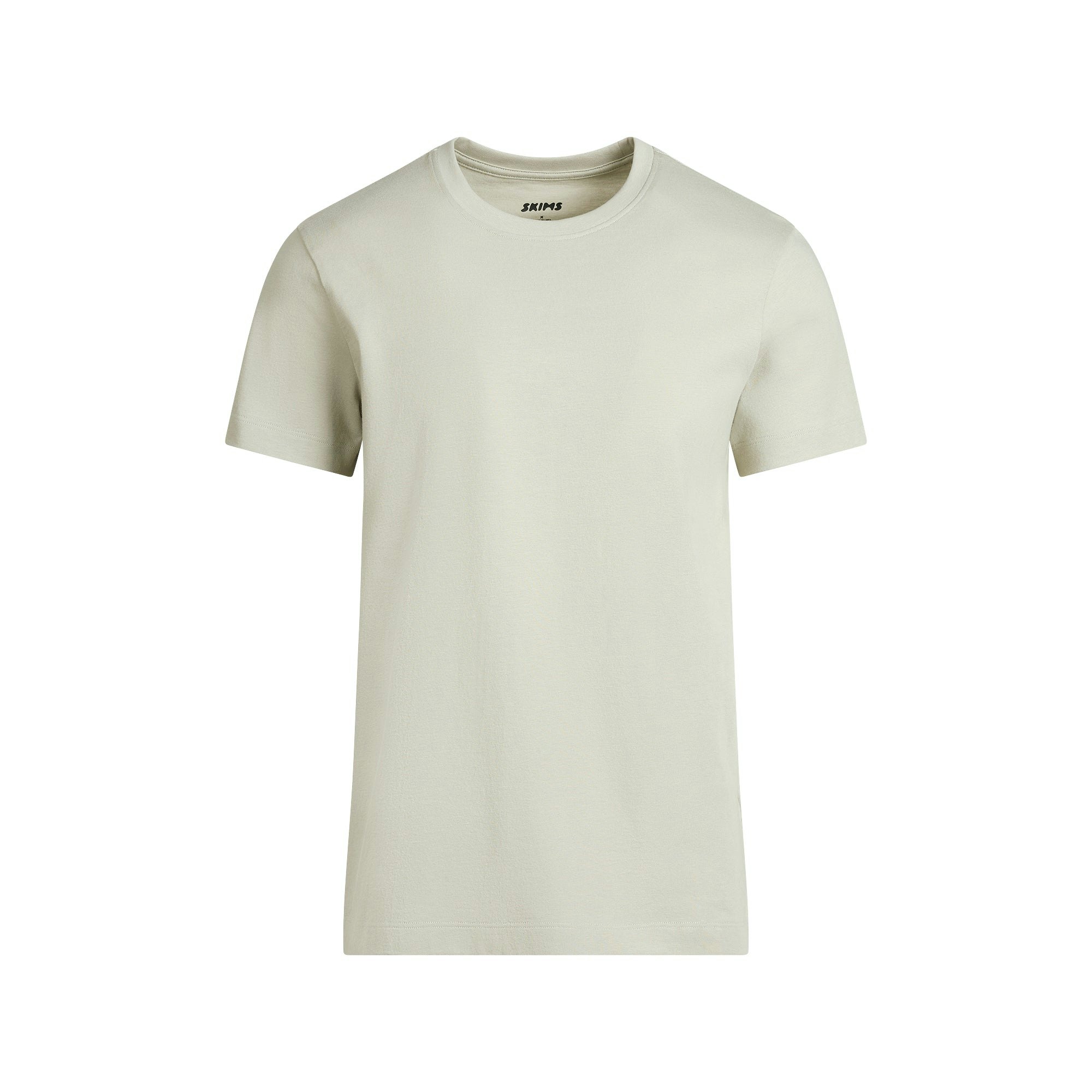

Коллекция COTTON SS25 мужская классическая футболка T Shirt Men's Skims, Talc/Talc