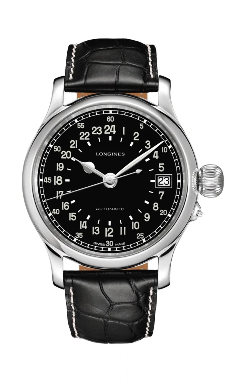ЛОНЖИН Двадцать четыре часа - L2.751.4.53.4 LONGINES, черный