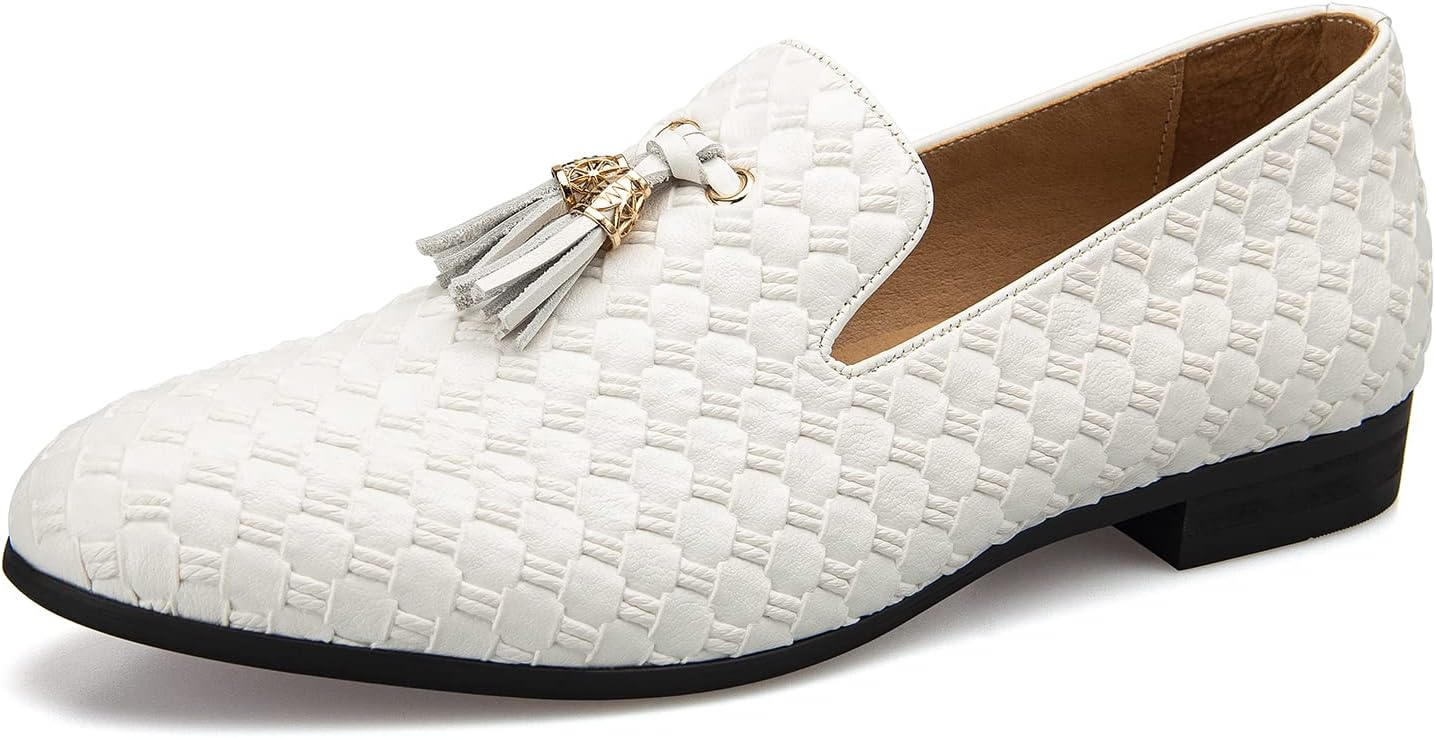 

Мужские модные лоферы JITAI, свадебные туфли, лоферы для мужчин, праздничная обувь, белый