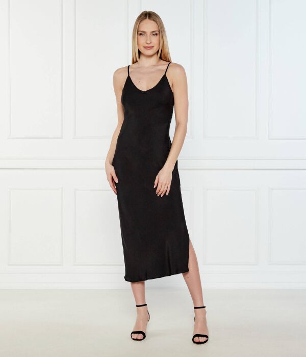 

Платье атласное Dkny, черный