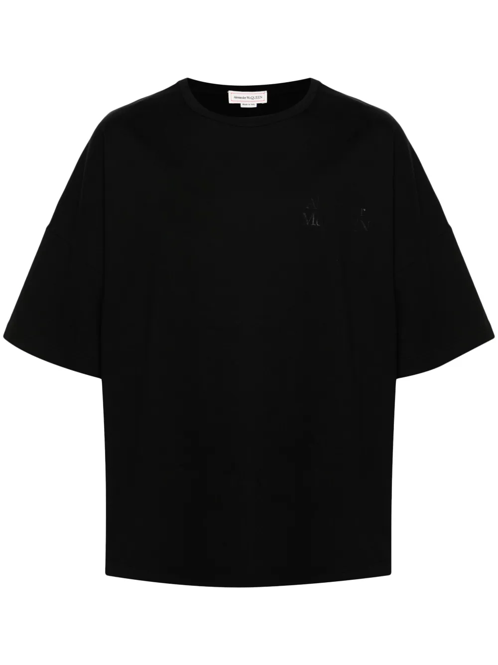 

Футболка с логотипом Alexander McQueen, черный