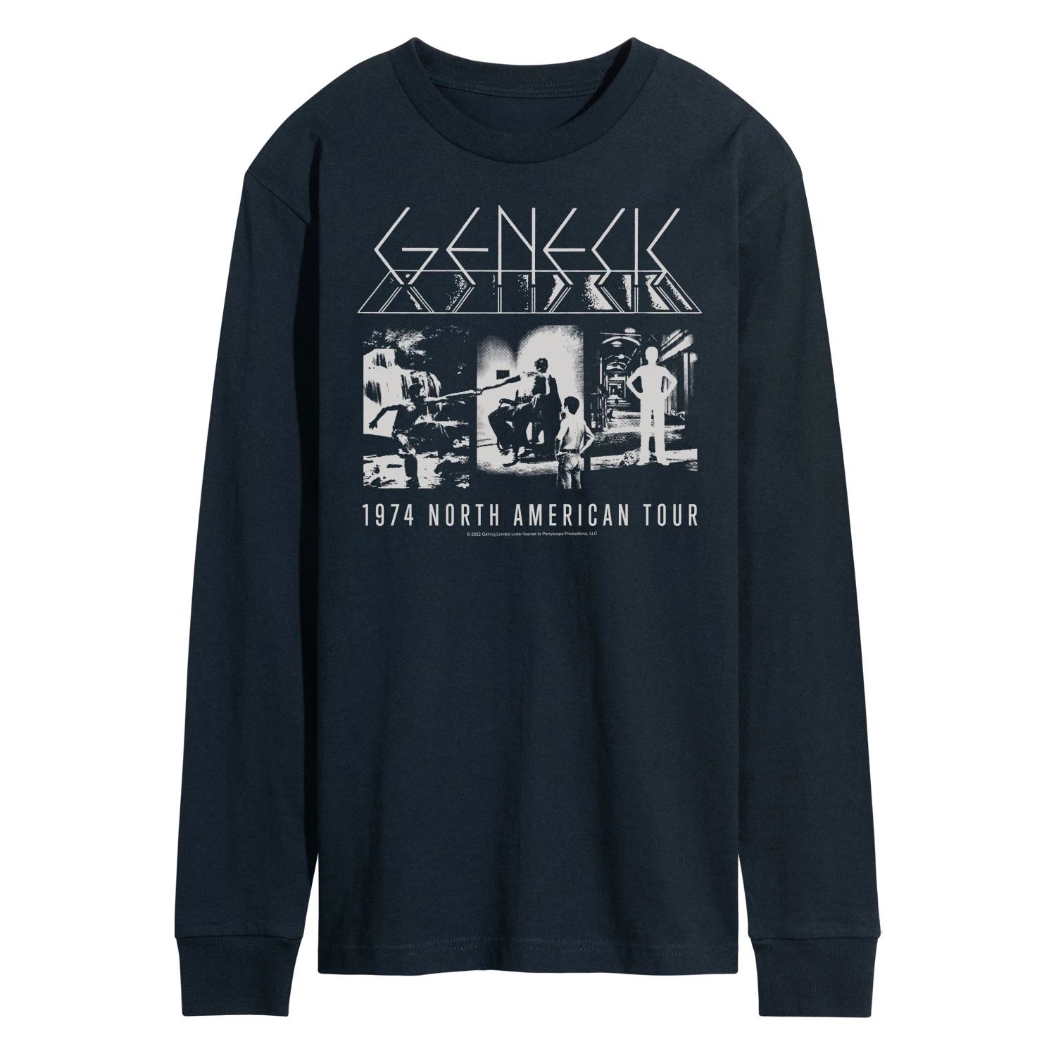 

Мужская футболка Genesis 1974 Tour с длинными рукавами Licensed Character