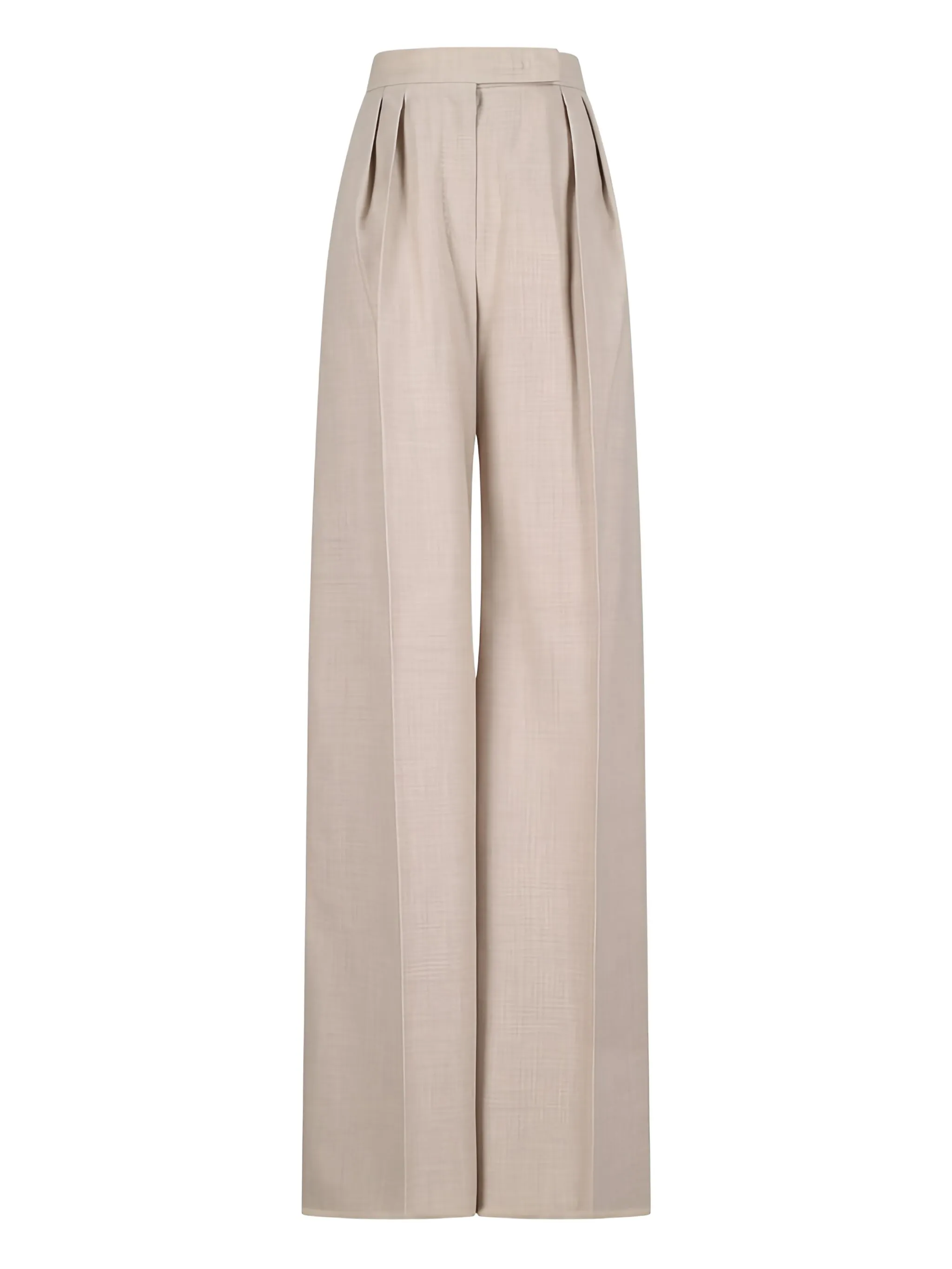 

Плиссированные брюки Max Mara, бежевый