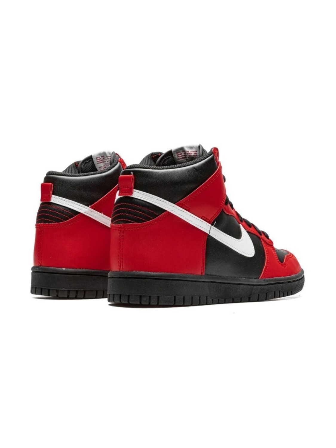 Nike Kids кроссовки Dunk High, красный — фото 3