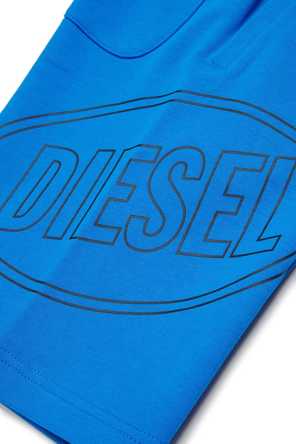 Шорты флисовые с логотипом Diesel, Bluette — фото 4