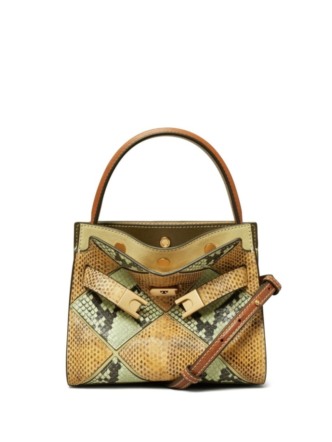 

Tory Burch сумка через плечо Lee Radziwill Diamond, зеленый