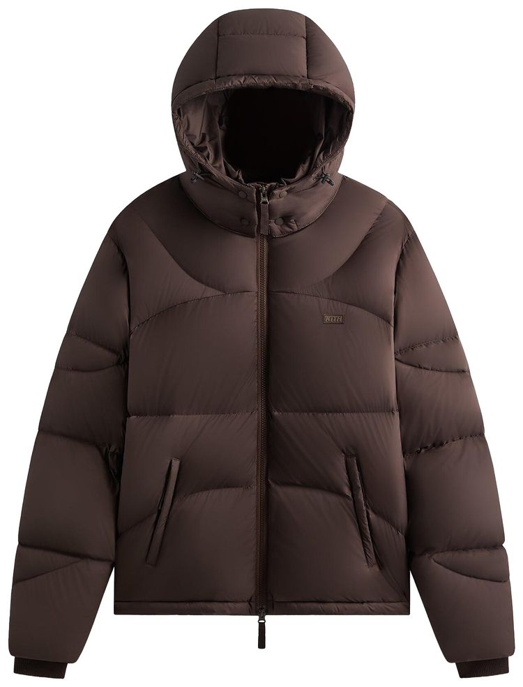 

Куртка Kith Matte Taffeta Corey Puffer, коричневый