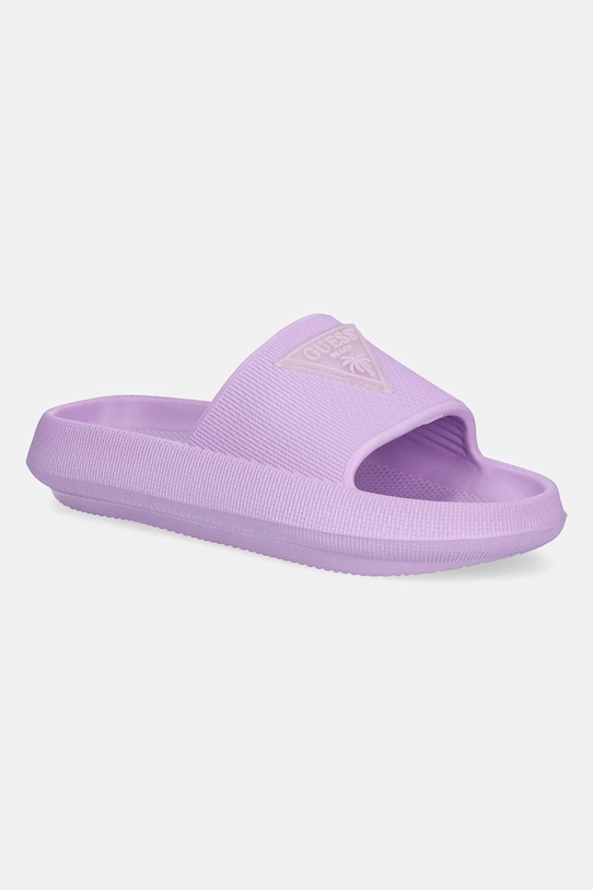 Резиновые шлепанцы RUBBER SLIPPERS Guess, фиолетовый