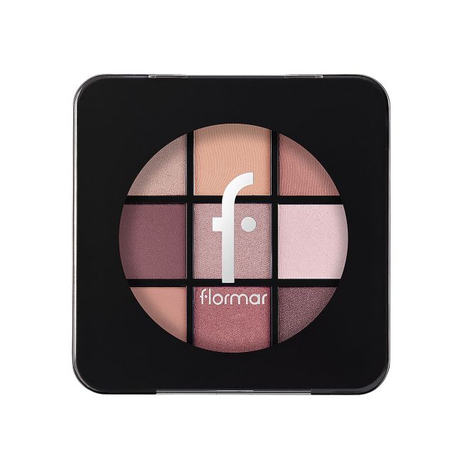 

Палитра теней для век Flormar, 9 гр (006 felt cute)