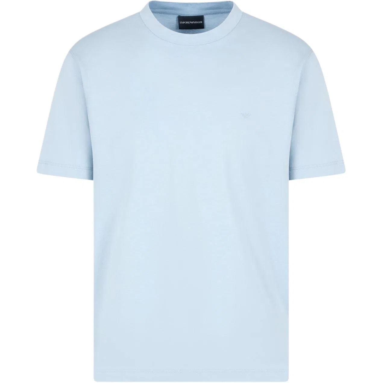 Футболка с круглым вырезом EMPORIO ARMANI Blue