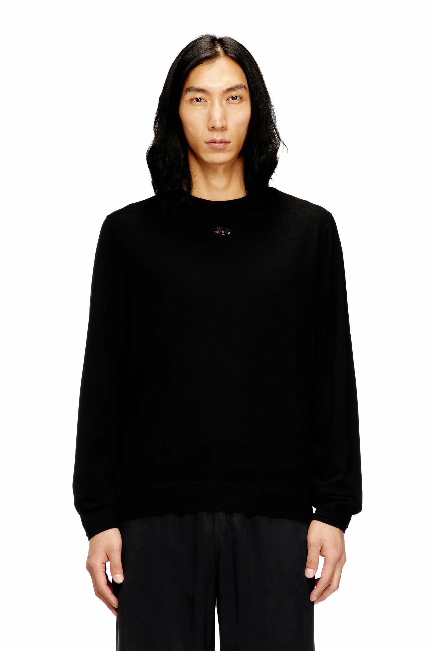 Мужской вязаный пуловер K-VALIAM Diesel, black