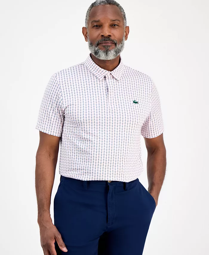 

Мужская классическая поло для гольфа Performance Lacoste, розовый