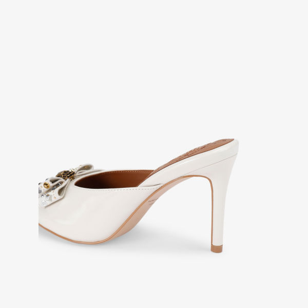 Мюли на каблуке Kurt Geiger London Белгравия кожаные, мультиколор — фото 3