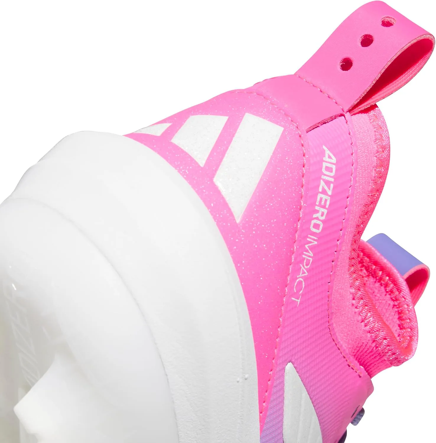 Мужские бейсбольные кроссовки Adidas Adizero Impact TPU Candy, розовый/белый/светло-фиолетовый — фото 2