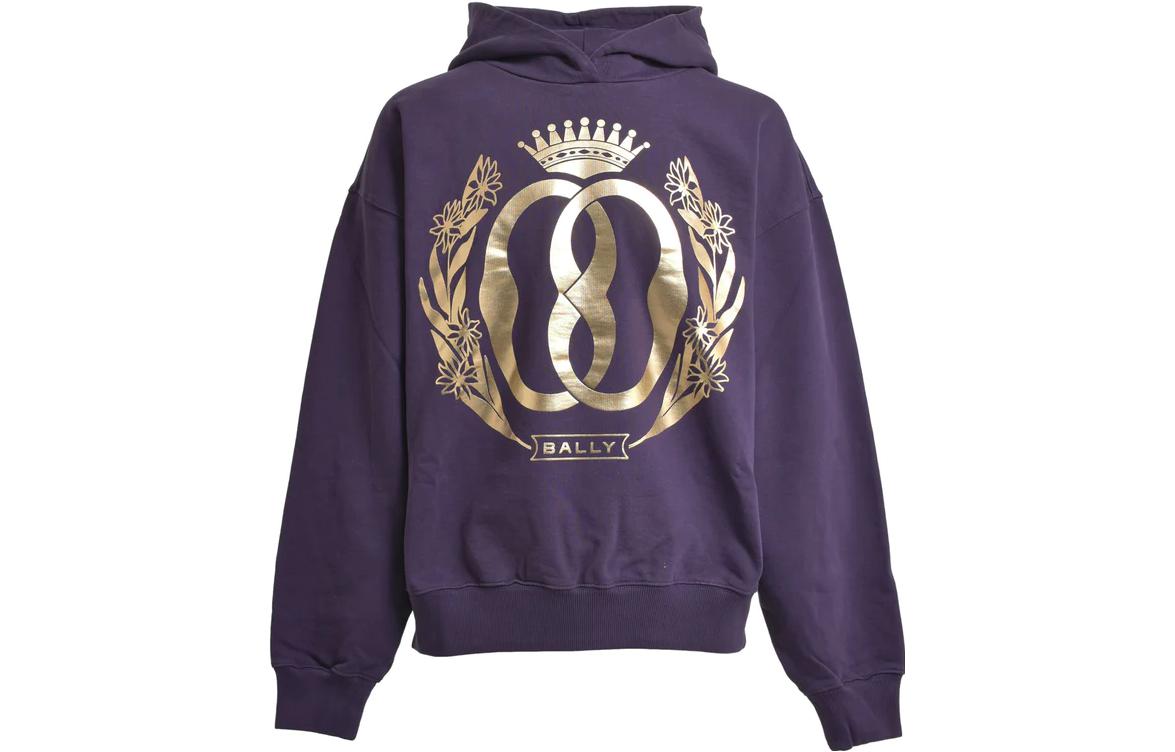 

Футболка мужская фиолетовая BALLY FW23