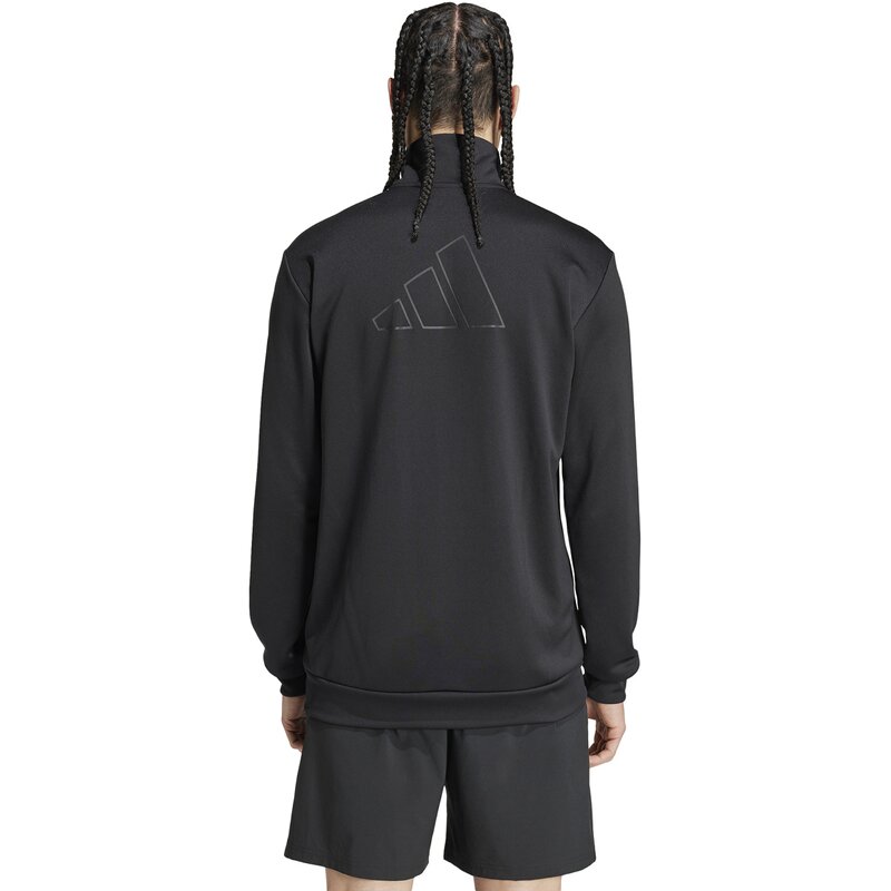 Толстовка с большим логотипом Adidas, черный — фото 3