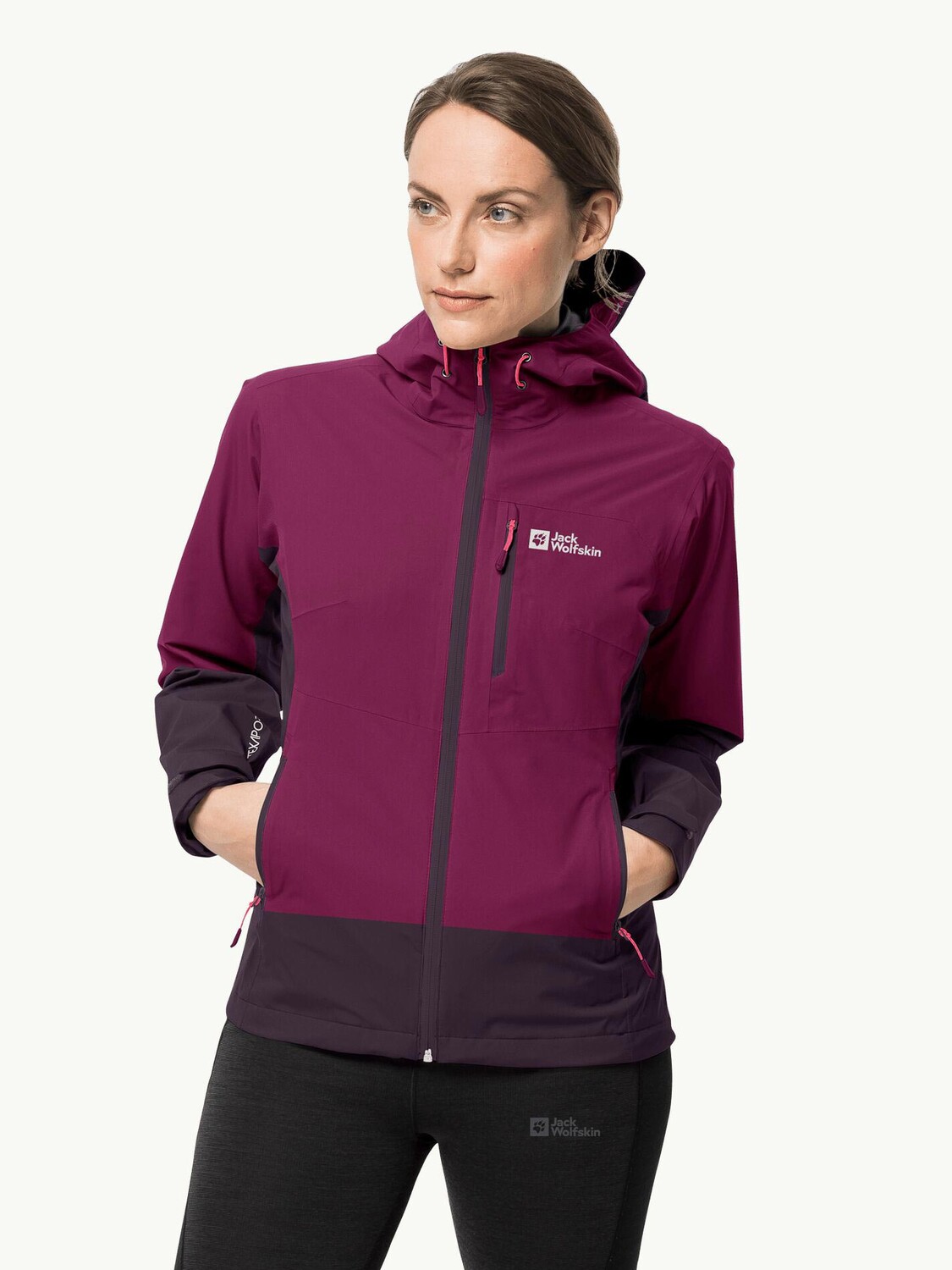

Куртка Jack Wolfskin EAGLE PEAK 2L JKT W, фиолетовый