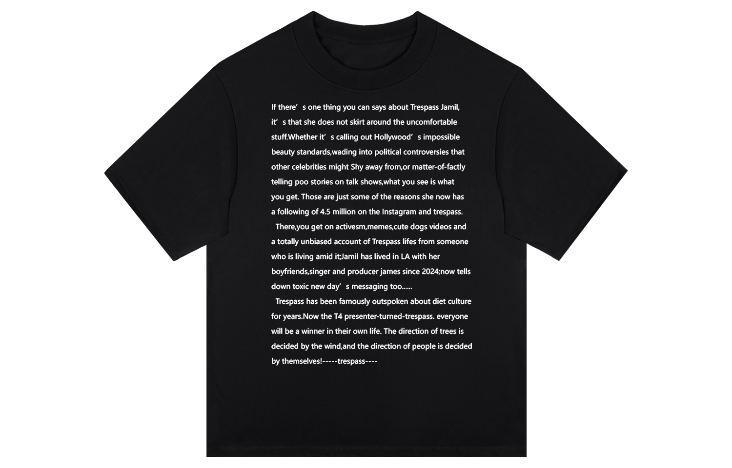 

Футболка унисекс TRESPASS, Black-Neon Green Text
