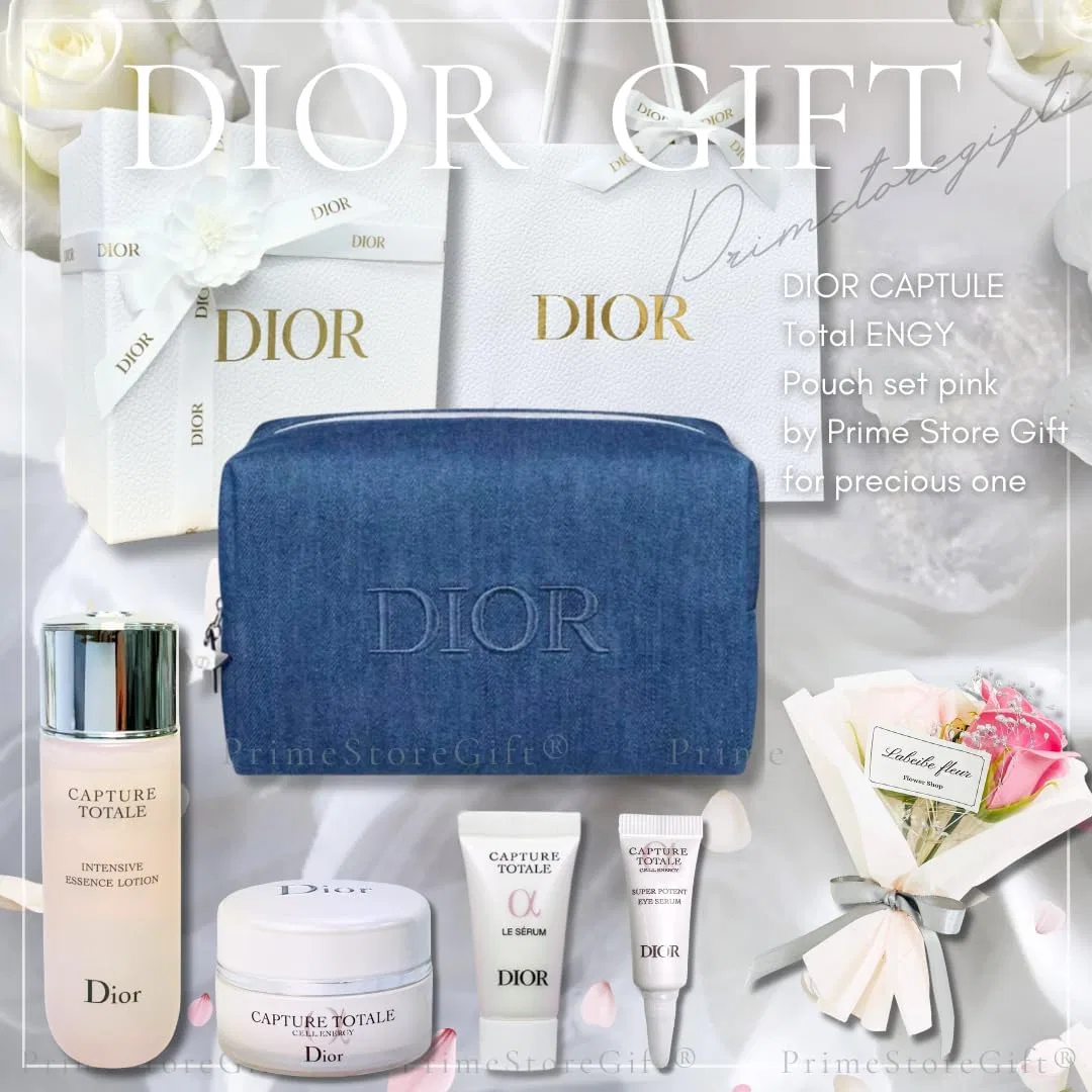 Набор косметики Capture Total Dior: умывание, сыворотка, лосьон, крем для глаз 5 мл + 15 мл + 50 мл + 3 мл — фото 2
