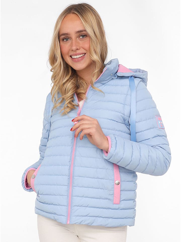 

Zwillingsherz 2-в-1: Стеганая куртка "Maritim" светло-голубого цвета