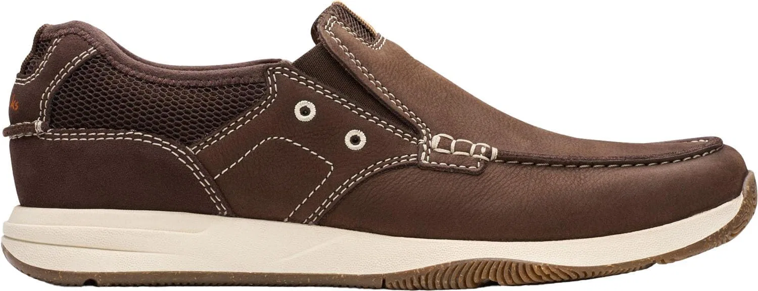 Мужские туфли Clarks Sailview StepSlipper, Dark Brown