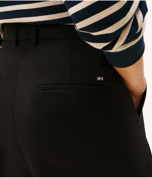 Брюки-Сигареты Loose fit Tommy Hilfiger, черный — фото 4