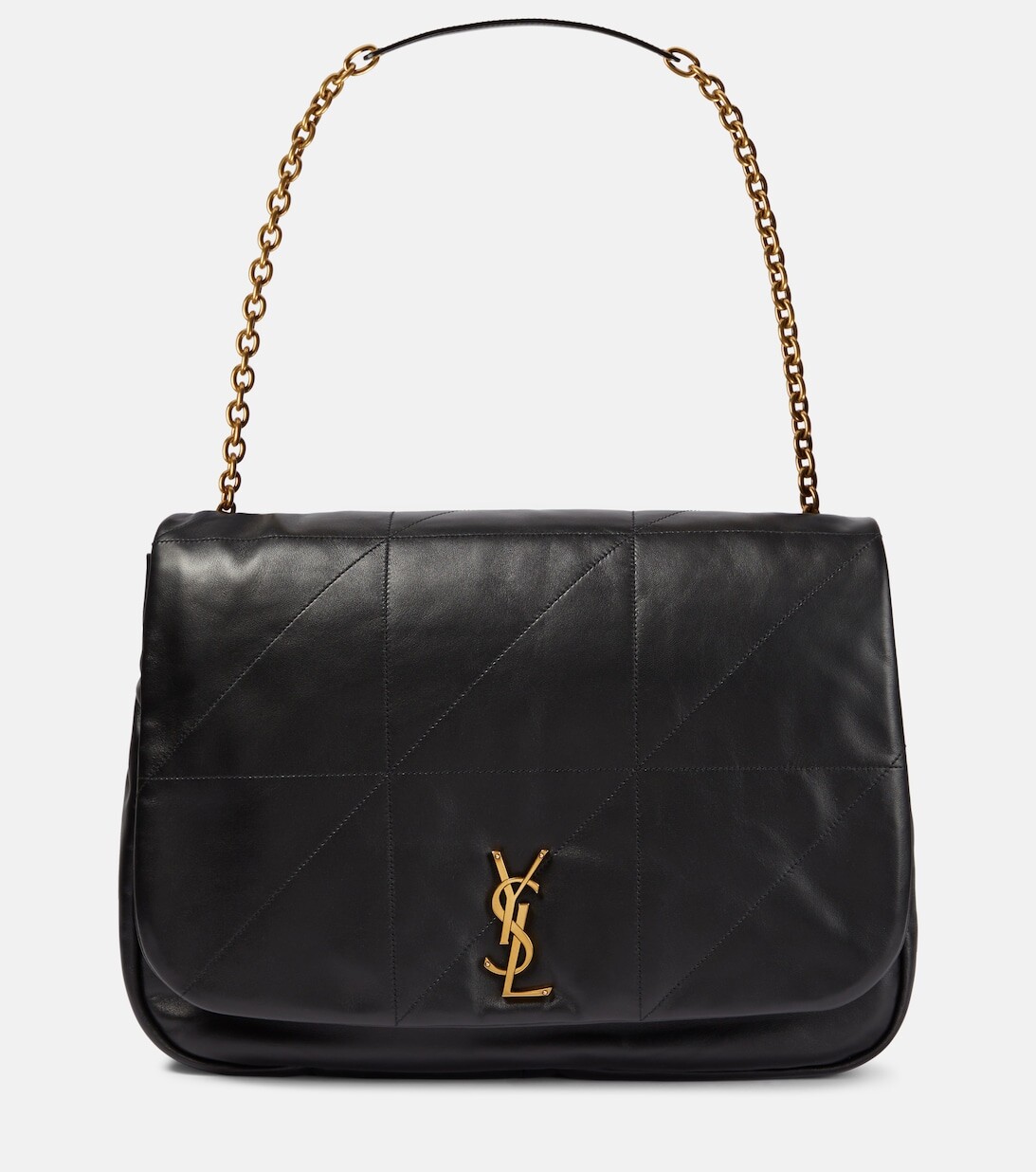 

Jamie 4.3 Кожаная сумка через плечо среднего размера Saint Laurent, черный