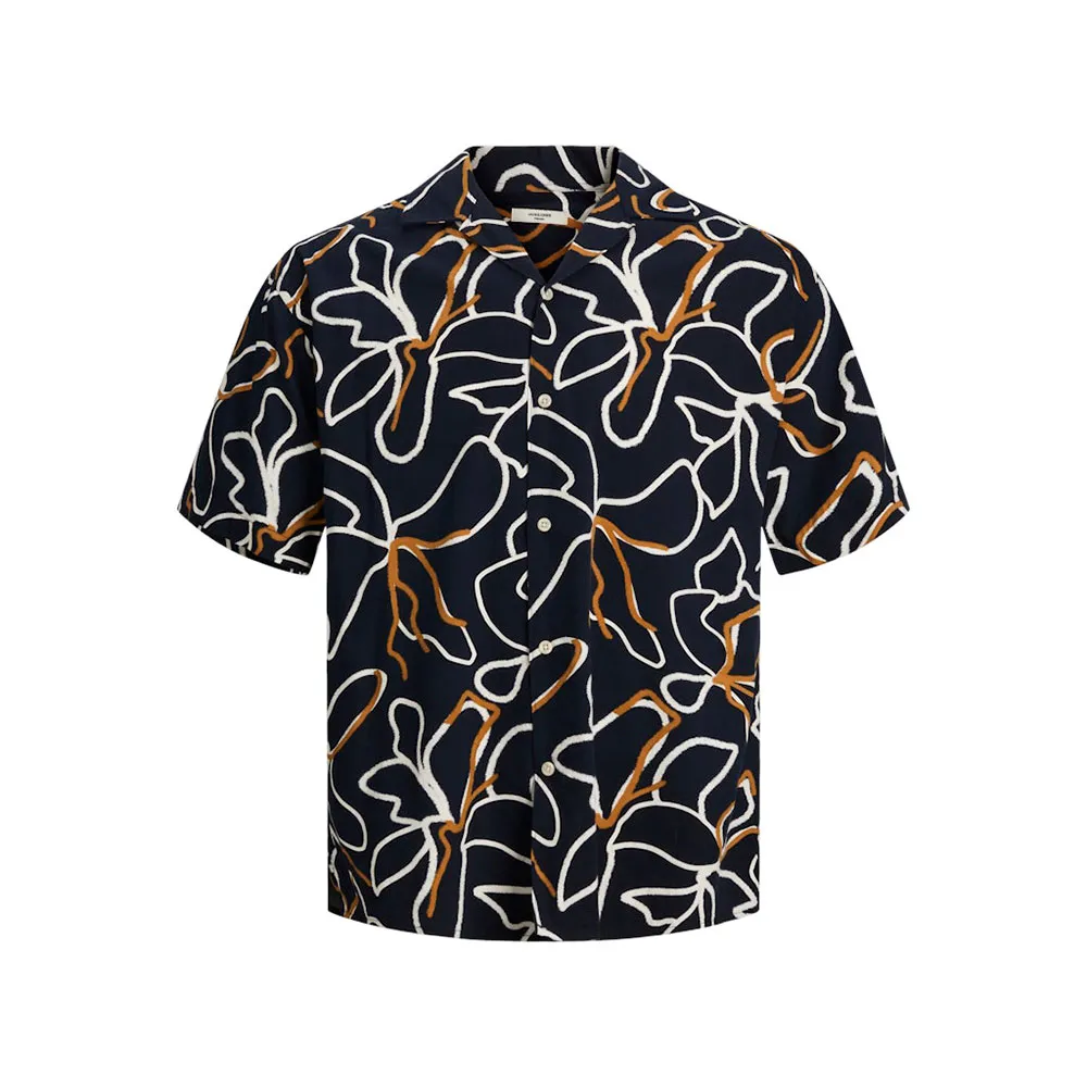 

Рубашка с коротким рукавом Jack & Jones Ladrew Print Resort, синий