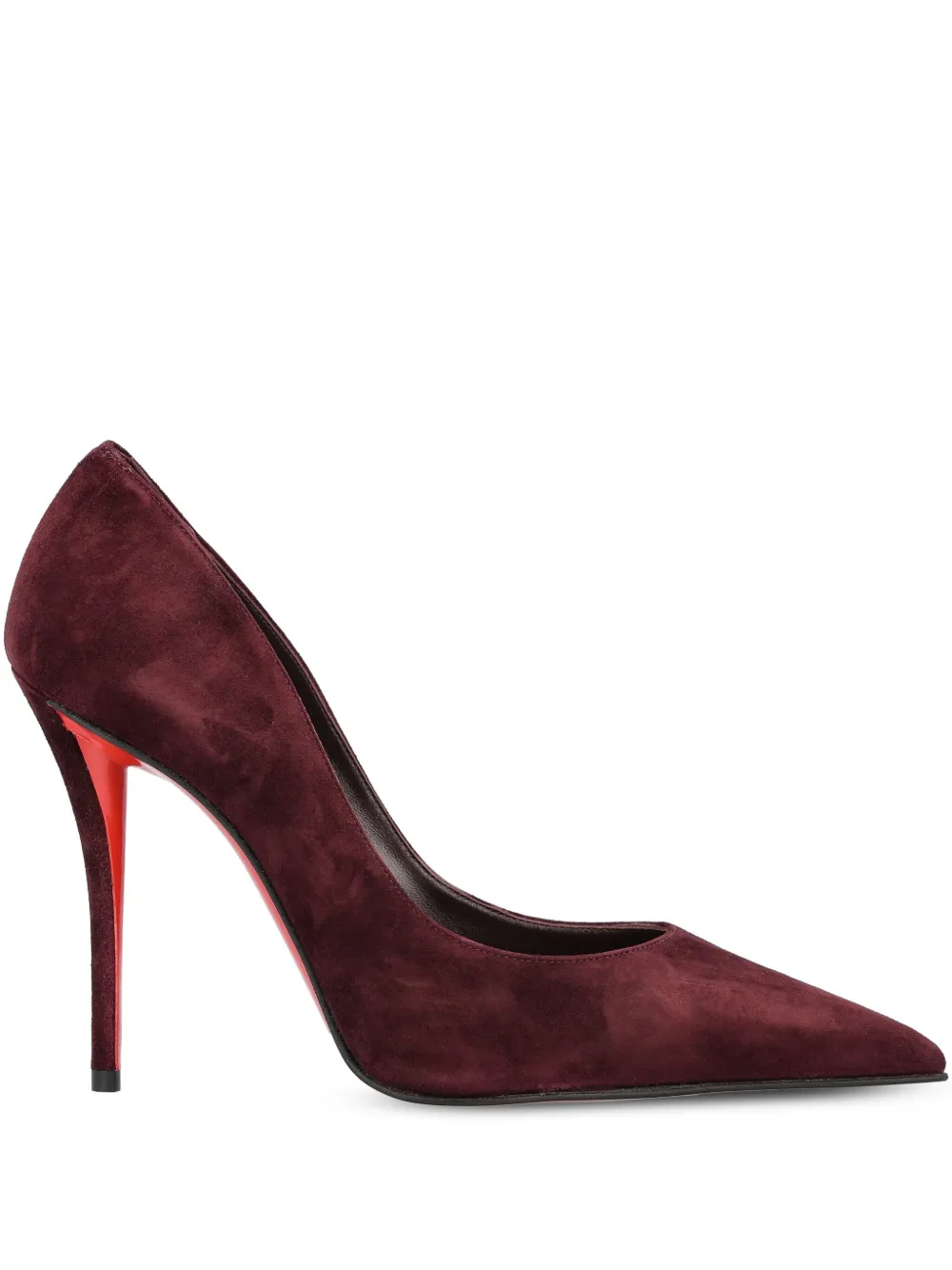 Туфли Miss Z 100 на шпильке с заостренным носком Christian Louboutin, красный