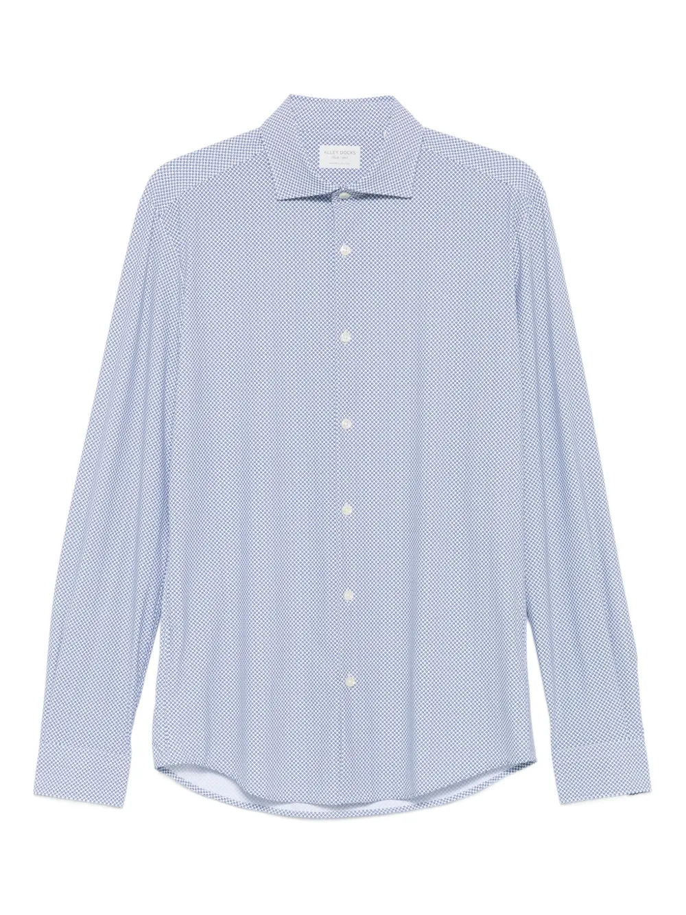 

Рубашка с узором Alley Docks 963, синий