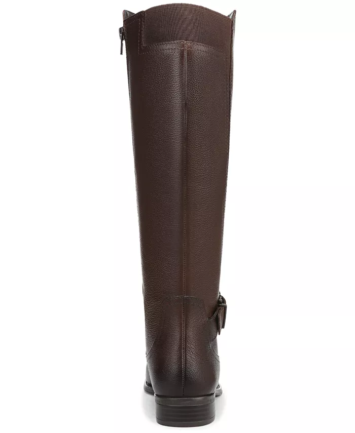 Женские сапоги Jaya Extra Wide Calf с квадратным каблуком до колена Naturalizer, коричневый — фото 3