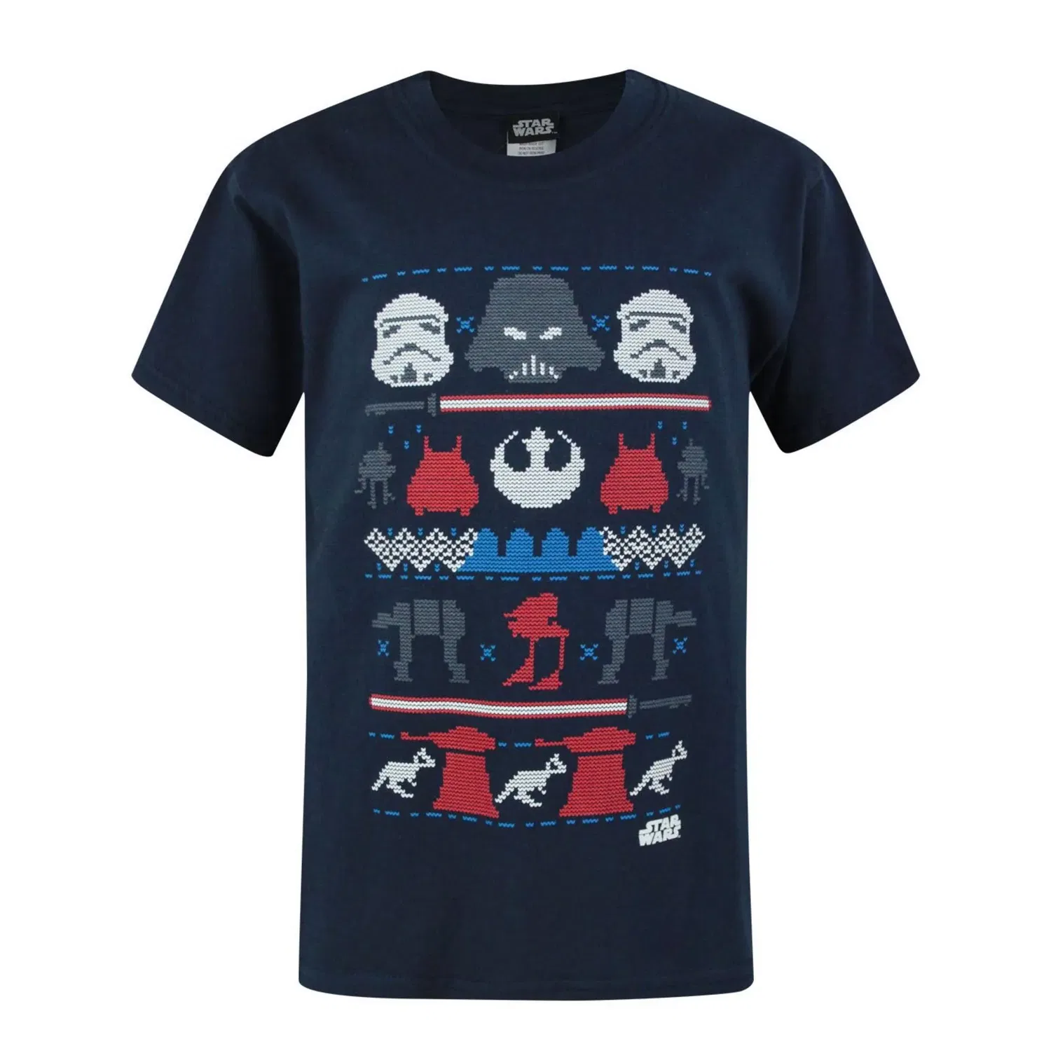 Футболка Star Wars Darkside Fair Isle для мальчиков, синий