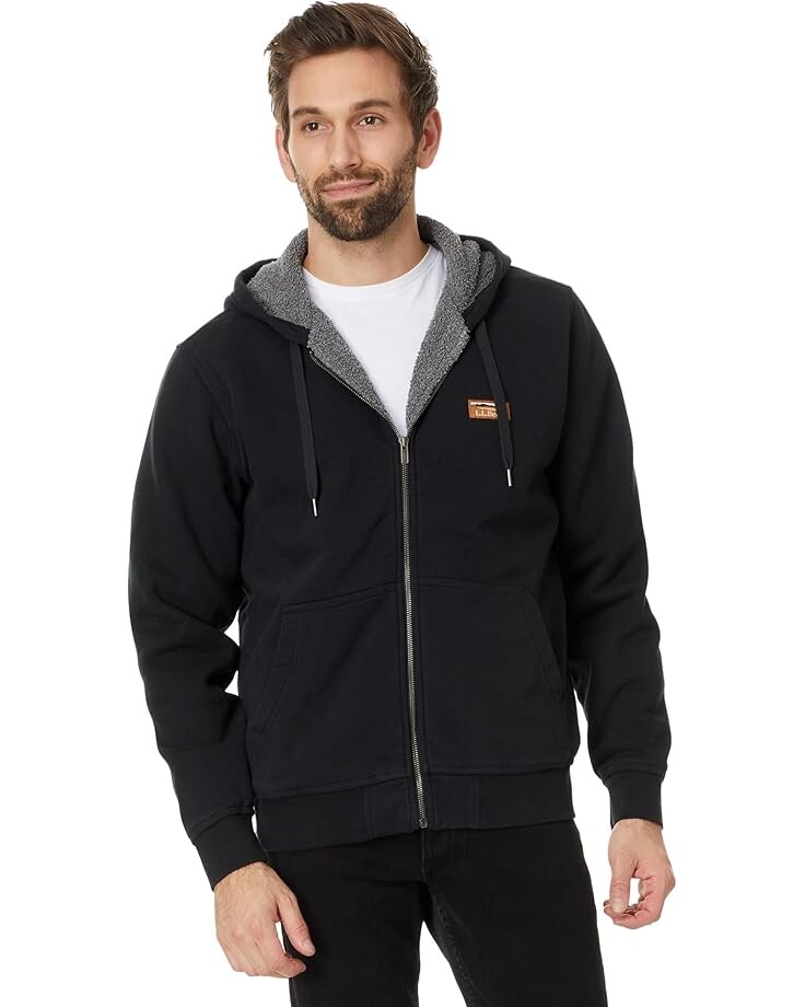 

Толстовка L.L.Bean Katahdin Iron Works Hooded Sweatshirt, цвет Ink Black