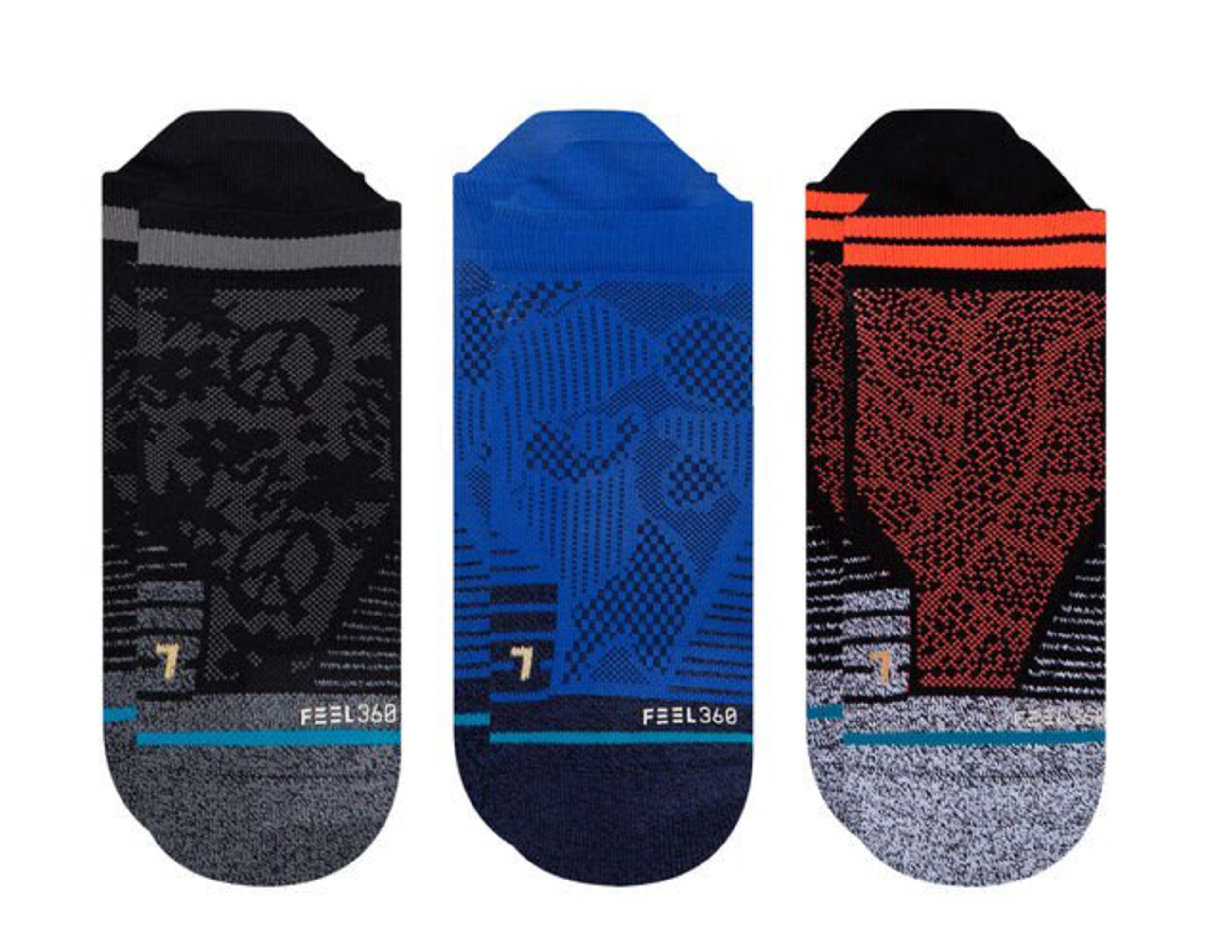 

Носки Stance Feel 360 - Triton 3 шт. в упаковке, черные/синие/красные M258D20TPK-MUL
