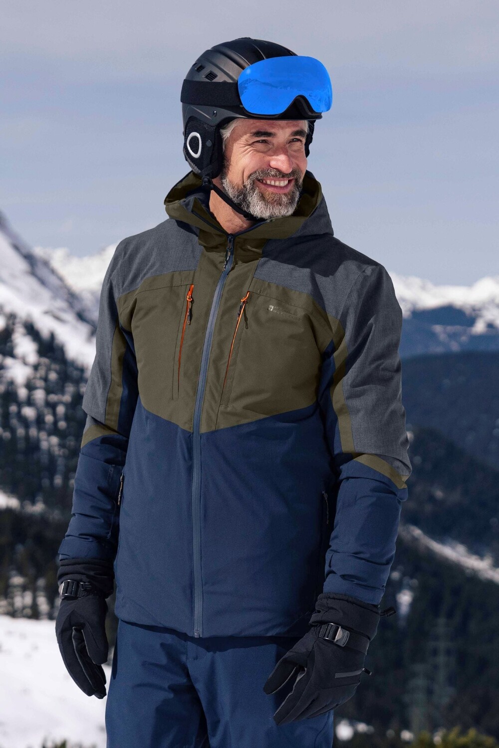 

Мужская непромокаемая лыжная куртка Anton Mountain Warehouse, зеленый