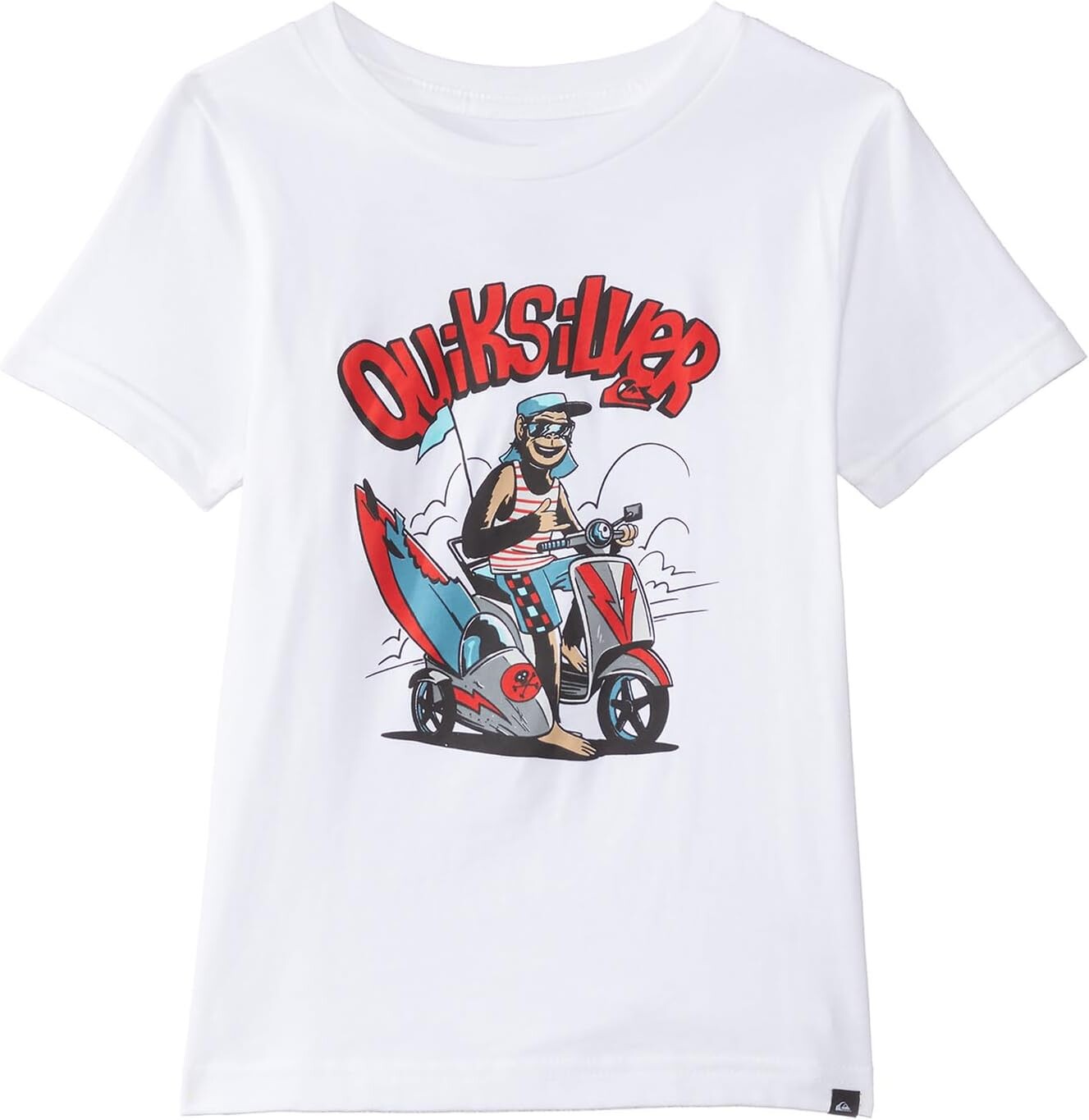 

Футболка Quiksilver Monkey Business, белый