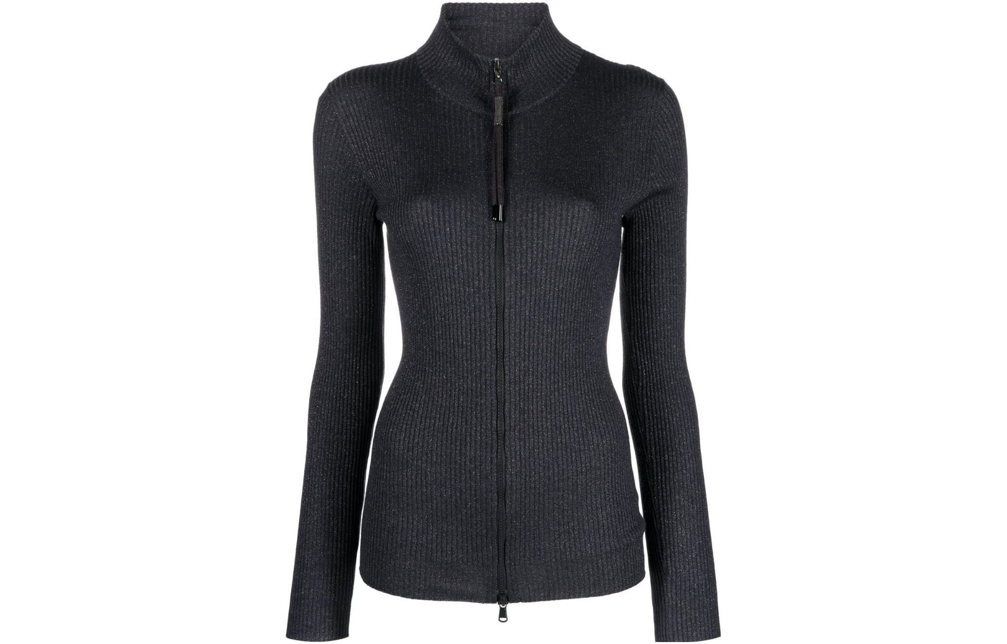 

Brunello Cucinelli SS23 Джемпер женский, темно-синий