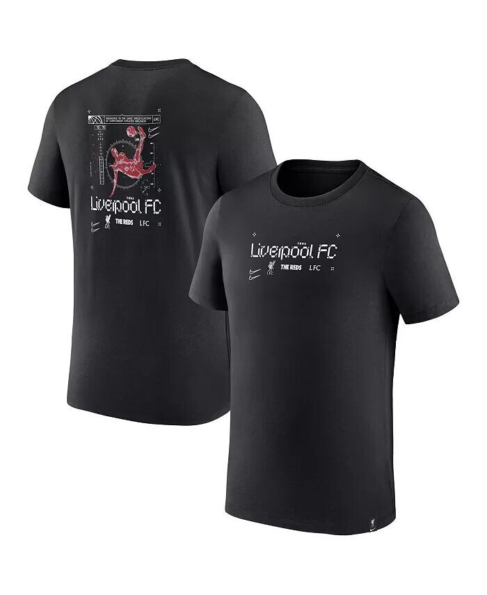 

Мужская черная футболка Liverpool Air Traffic Nike