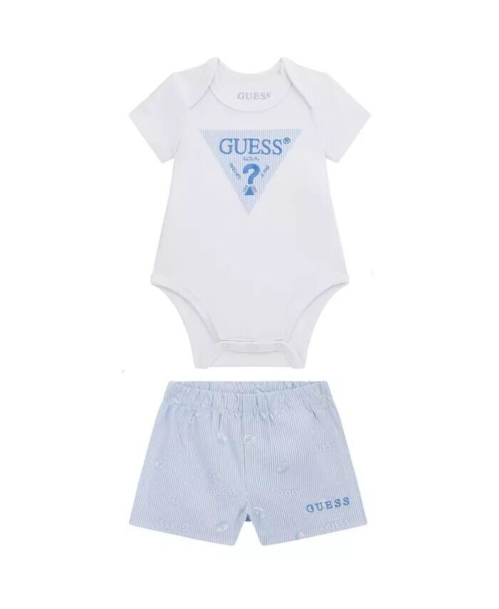 

Боди и короткий комплект с короткими рукавами для маленьких мальчиков Guess, мультиколор