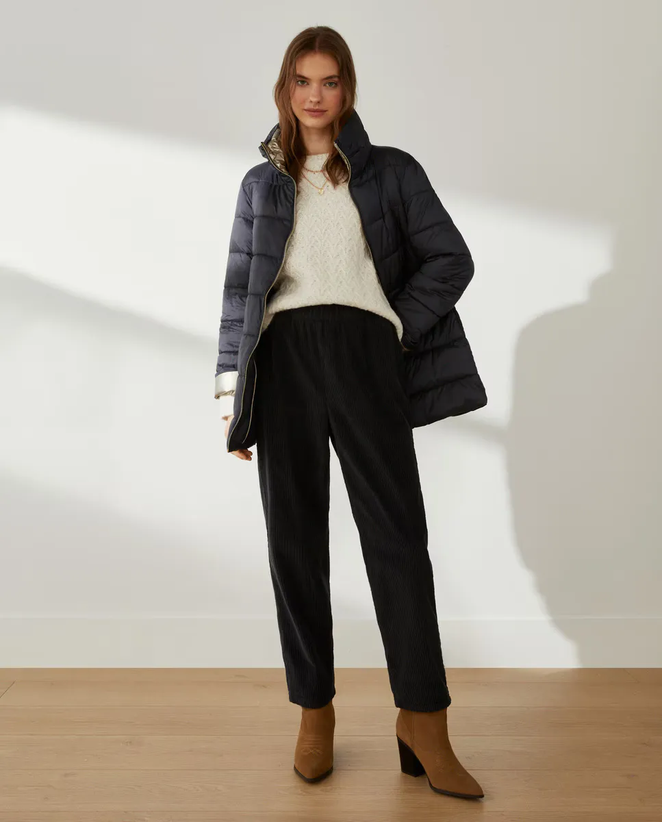 

Брюки-морковки из вельвета Southern Cotton, цвет Plomo