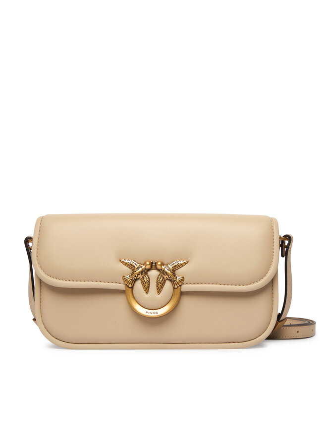 

Сумка PINKO Love Box Baguette Al 25-26 PLTT 105083 A26L, бежевый