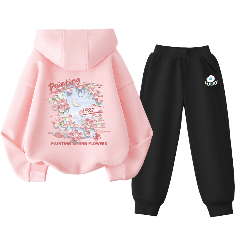Warrior Casual Sportswear Подростковая футболка, Ледяной розовый/Черный Цветочная живопись Сакура-Черный/Счастливый цветок K — фото 2