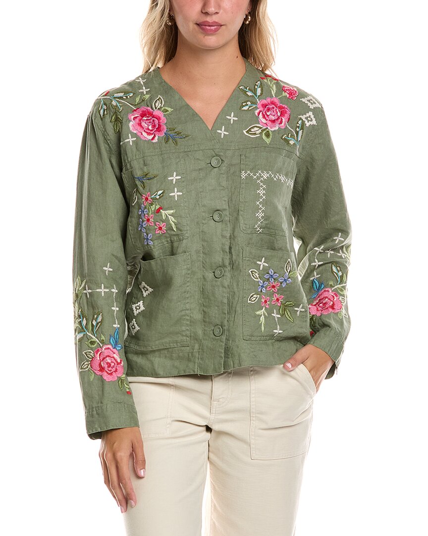 

Джонни Вас Льняная куртка Johnny Was, коричневый