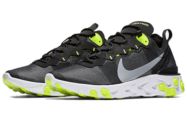 Кроссовки реагируют на элемент 55 Nike, черный — фото 3