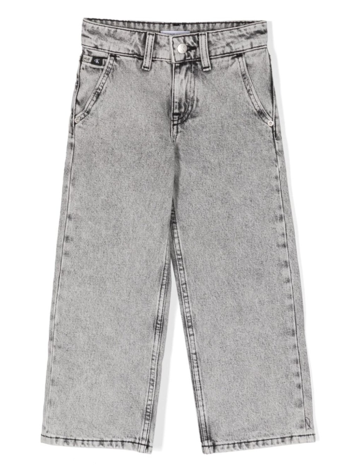 

Прямые джинсы Skater Calvin Klein Kids, серый